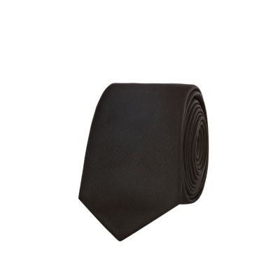 Black classic tie
