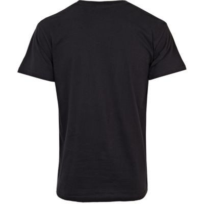 Black dog bite print t-shirt