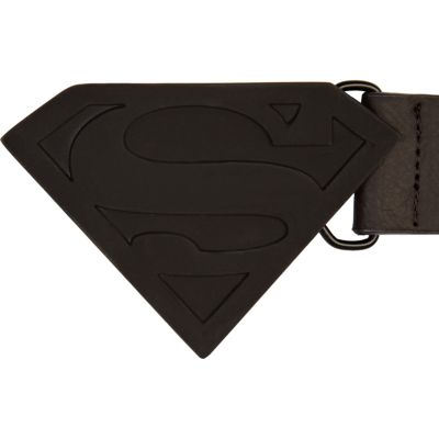 Black matte Superman belt