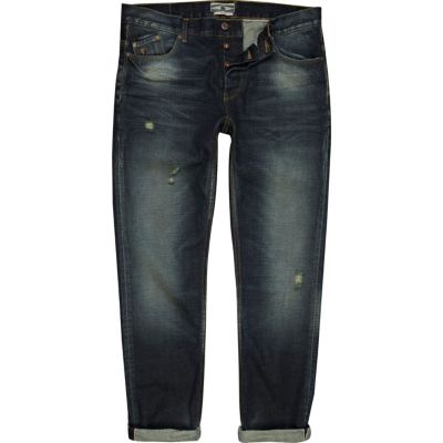 Authentic dark wash Holloway Road slim jean