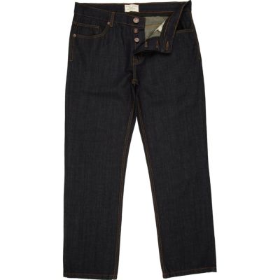 Dark wash Dean straight jeans