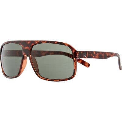 Brown print aviator sunglasses