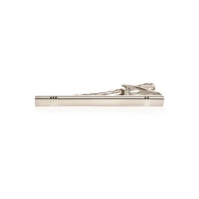 Silver metal Life Of Tailor plain tie bar