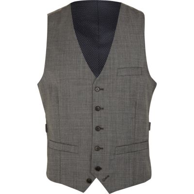 Grey Life Of Tailor waistcoat