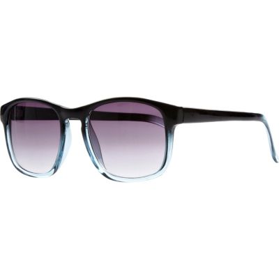 Black and blue fade retro sunglasses