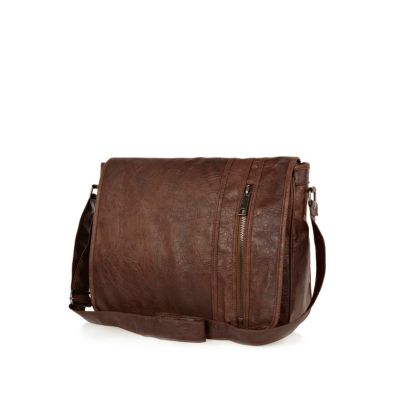 Light brown flap over bag