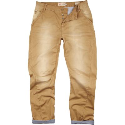 Brown distressed carpenter chinos