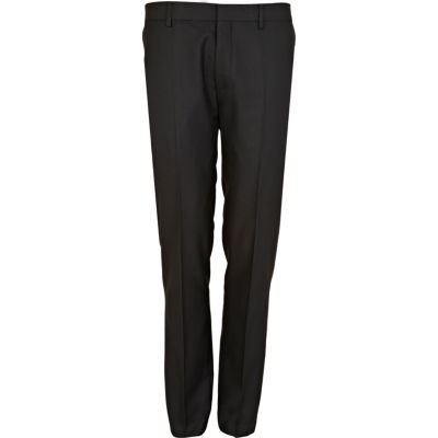Black skinny suit trousers