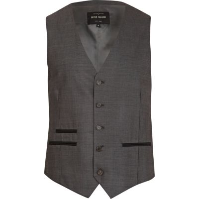 Grey smart waistcoat