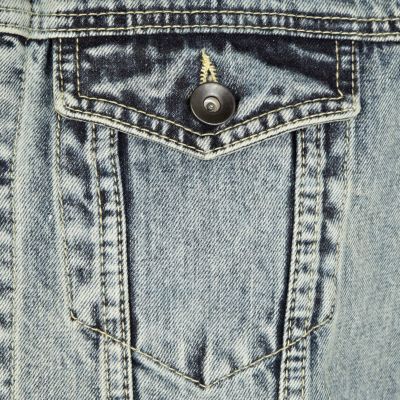 Grey jersey and denim jacket 