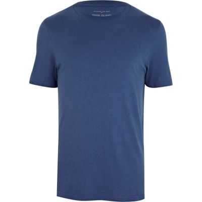 Petrol blue plain t-shirt