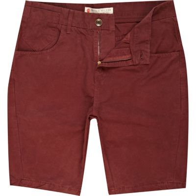 Dark red Cooper shorts