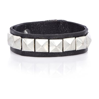 Black studded wrist cuff