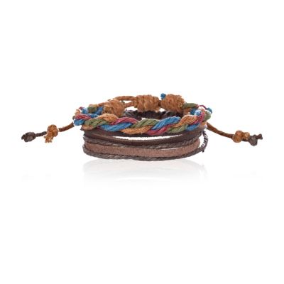 Brown woven rope bracelet