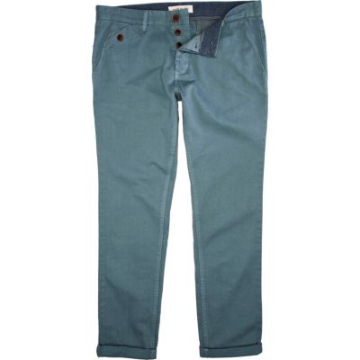 Aqua turn up casual slim chinos