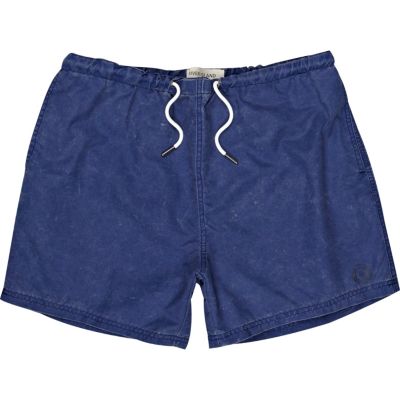 Blue washed swim shorts