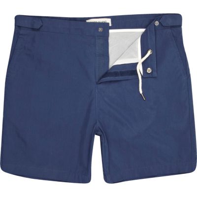 Navy blue swim shorts