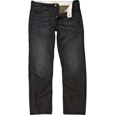 Dark wash Dean straight cut jeans