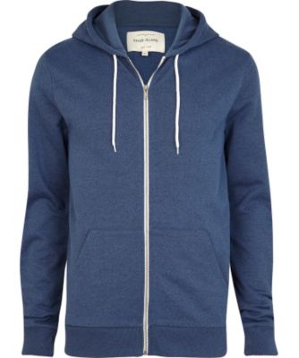 Navy zip up hoodie