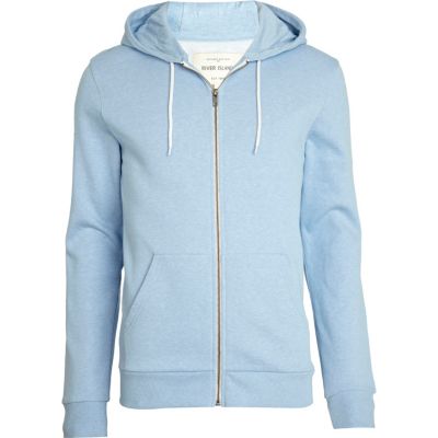 Blue marl hoodie
