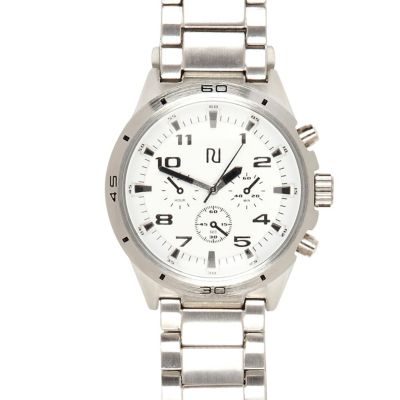 Gunmetal tone matte bracelet watch