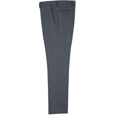 Blue smart skinny trousers
