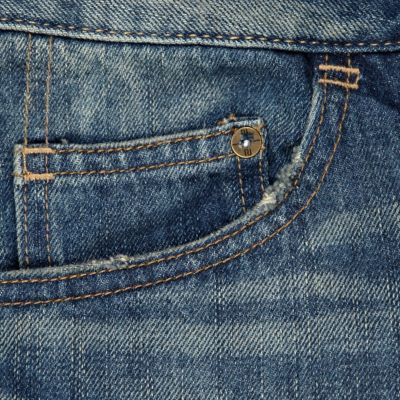 Mid wash Dylan slim jeans