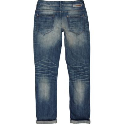 Mid wash Dylan slim jeans