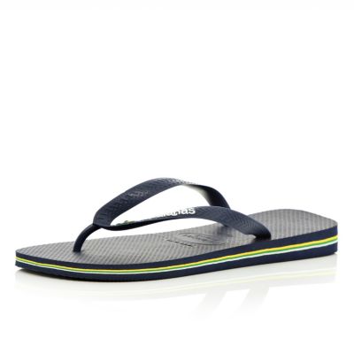 Navy layered sole Havaianas