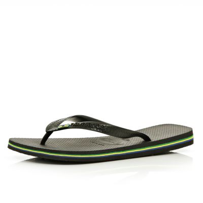 Black layered sole Havaianas