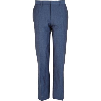 Blue Life Of Tailor suit trousers