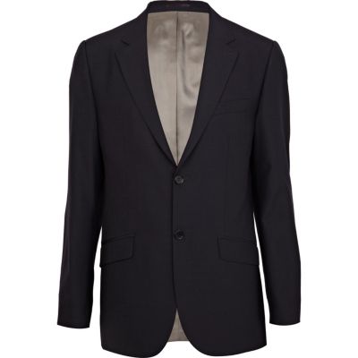 Navy smart classic suit jacket
