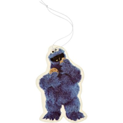 Blue Cookie Monster car air freshener 