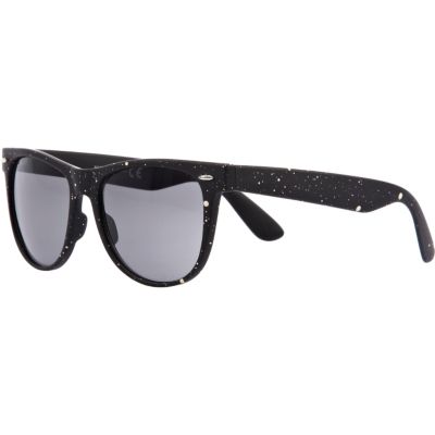 Grey painted print retro sunglasses
