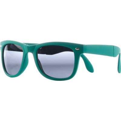 Blue foldable retro sunglasses