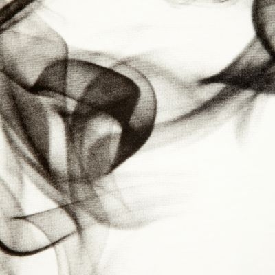 Ecru smoke girl print t-shirt