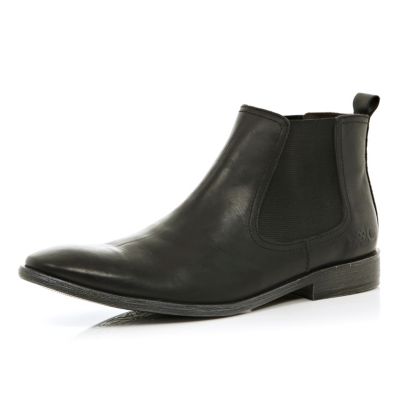 Black Base London chelsea boots