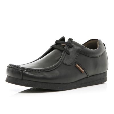 Black Base London jean moccasin shoes