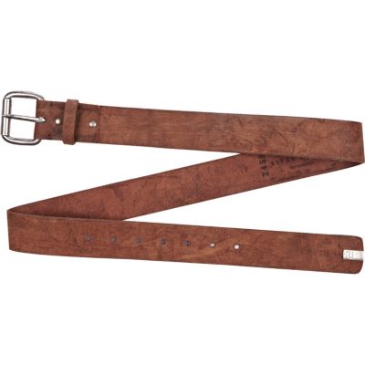 Light brown distressed belt