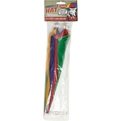 Multicoloured novelty umbrella hat 