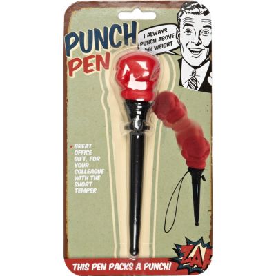 Novelty punch pen