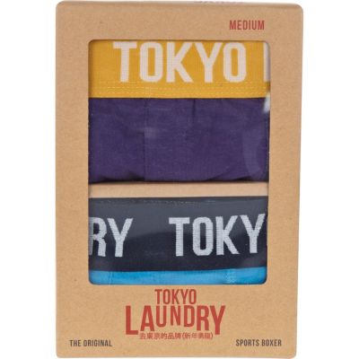 Purple and blue Tokyo Laundry boxers