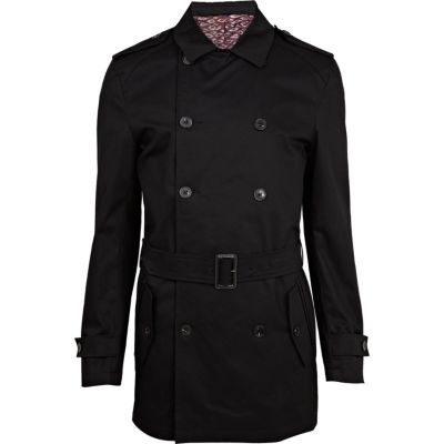 Black belted smart jacket