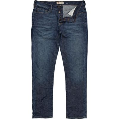 Mid wash Dylan slim leg jeans