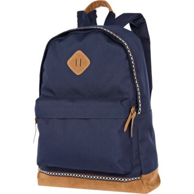 Blue contrast base backpack 