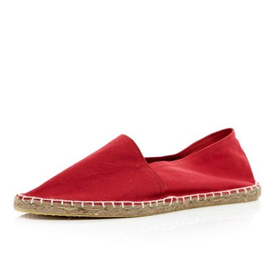 Red espadrilles