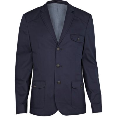 Navy military blazer 