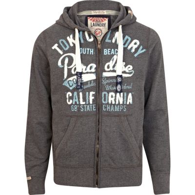 Grey Tokyo Laundry Paradise Cove hoodie
