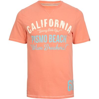 Orange Tokyo Laundry California print t-shirt