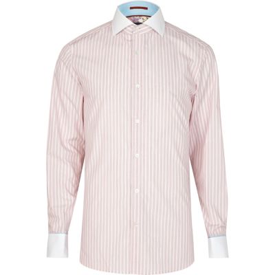 Pink Life of Tailor striped shirt